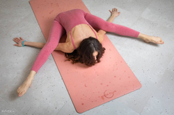 Каучуковый йога коврик Pro Munari Pudra 185*68*0,45 см