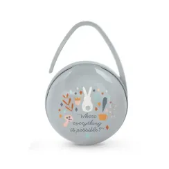 Футляр для двух сосок Suavinex Wonderland с ручкой для подвешивания Голубой