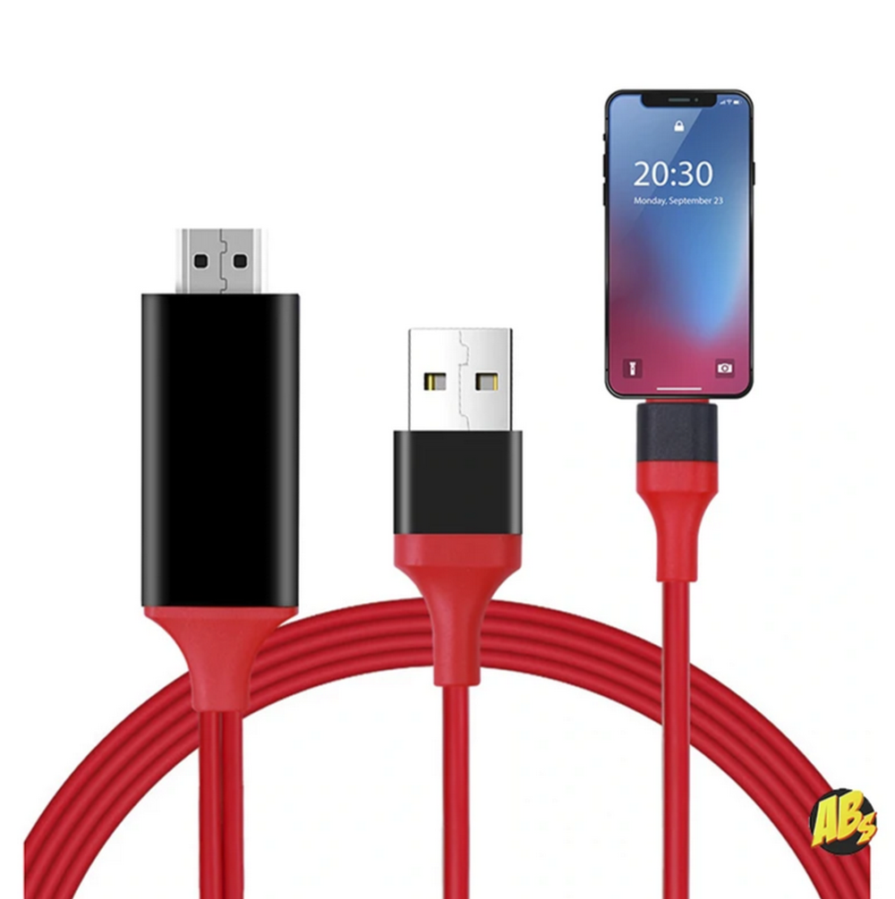 Кабель HDMI x iPhone X (Video&Charge) Universal X -2м.