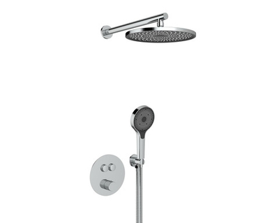 25005-2 Встроенный смес для душа с 2-функ. термостат (ХРОМ) ViEiR  (6/1шт)