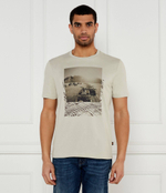 Футболка Te_Dunetrace BOSS ORANGE - бежевый(50539187)