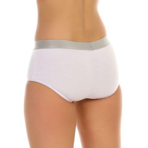 Женские трусы-шорты белые Calvin Klein Women Steel White