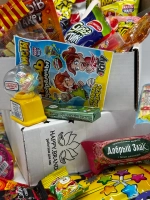 Подарочный набор сладостей 45 штук Сладкий бокс с Лабубу