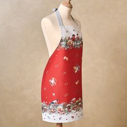 ФАРТУК "МОРОЗКО. СНЕГИРИ",60Х70СМ ,100% ХЛОПОК,ТВИЛ