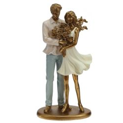 GAEM Фигурка декоративная "Влюбленная пара", L12 W7,5 H25 см