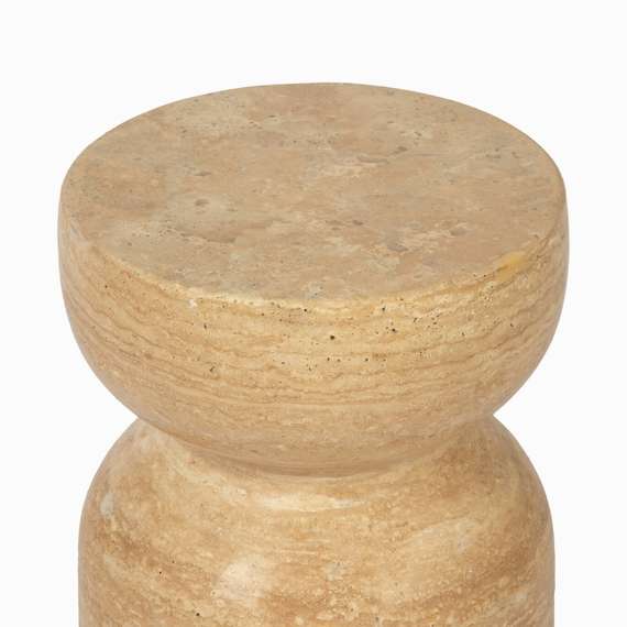 Кофейный стол Sand Ø28х45 см, бежевый индийский мрамор