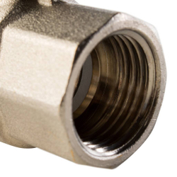 Кран шаровой муфта/резьба полнопроходной (бабочка) 15