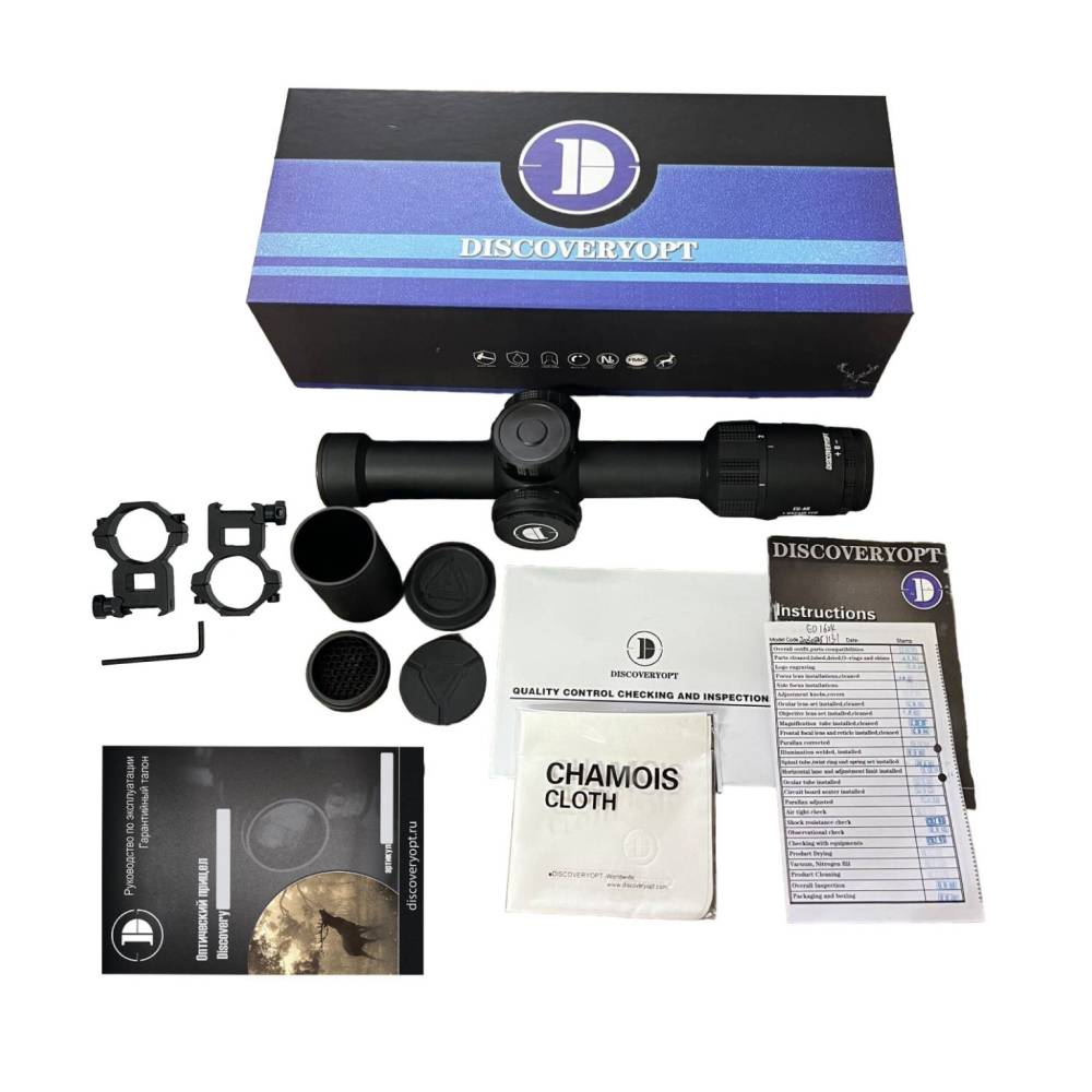Оптичекий прицел Discovery ED-AR 1-6X24IR FFP FW30, арт: DY-EDAR 1-6X24IRFFPFW30