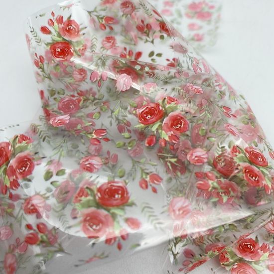 Фольга для дизайна "Розочки" №8