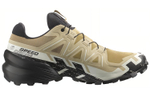 Salomon Speedcross 6 Gore-tex low-cut non-slip wear-resistant outdoor functional shoes brown and black