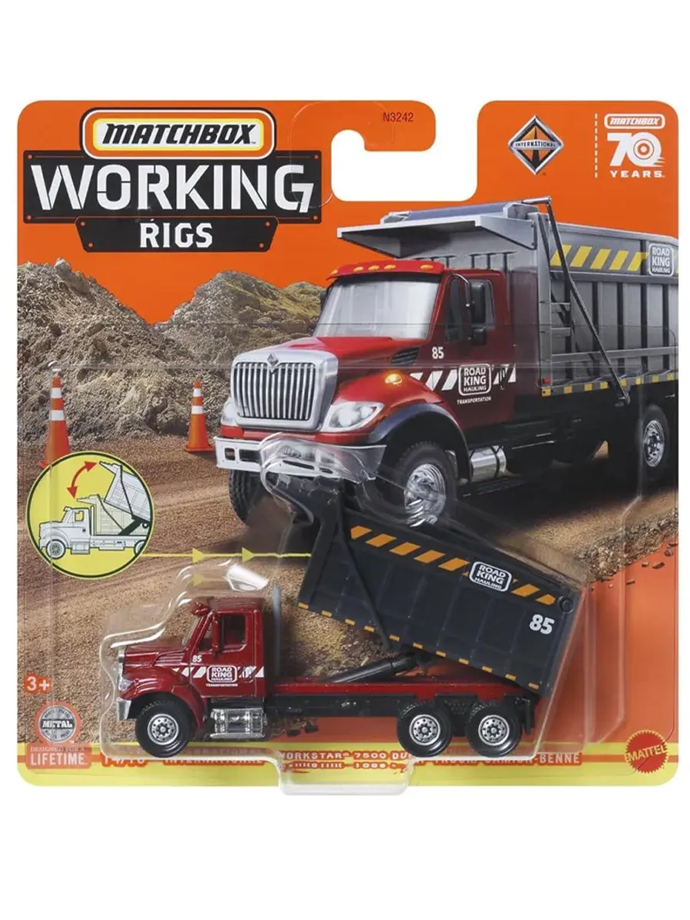 Машинка Хот Вилс Matchbox Workstar 7500 Dump Truck HLN01