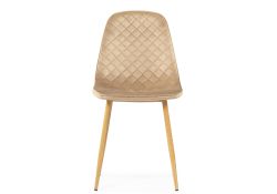 Стул на металлокаркасе Capri dark beige / wood