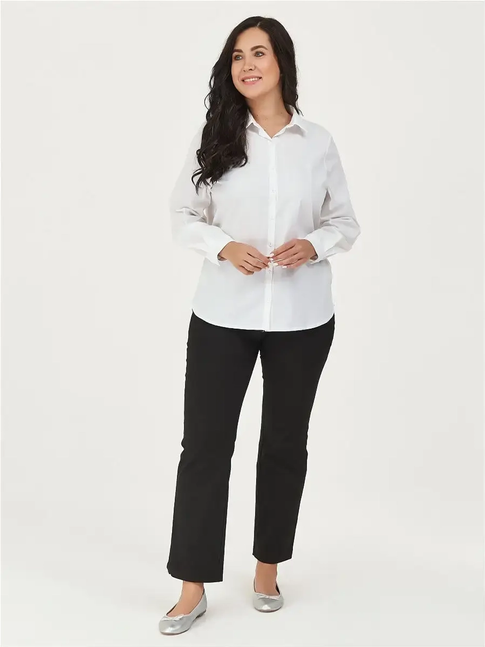 Блузка белая