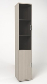 Шкаф узкий высокий КМ19 МОНОЛИТ