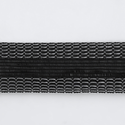 Лента для подгибания швов термоклеевая 25мм*1м, цвет черный