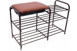 Этажерка для обуви "Люкс ЭТЛ5" (цвет медный), Ника