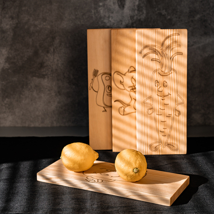 Разделочные доски 4 шт. из сибирского кедра RDN21