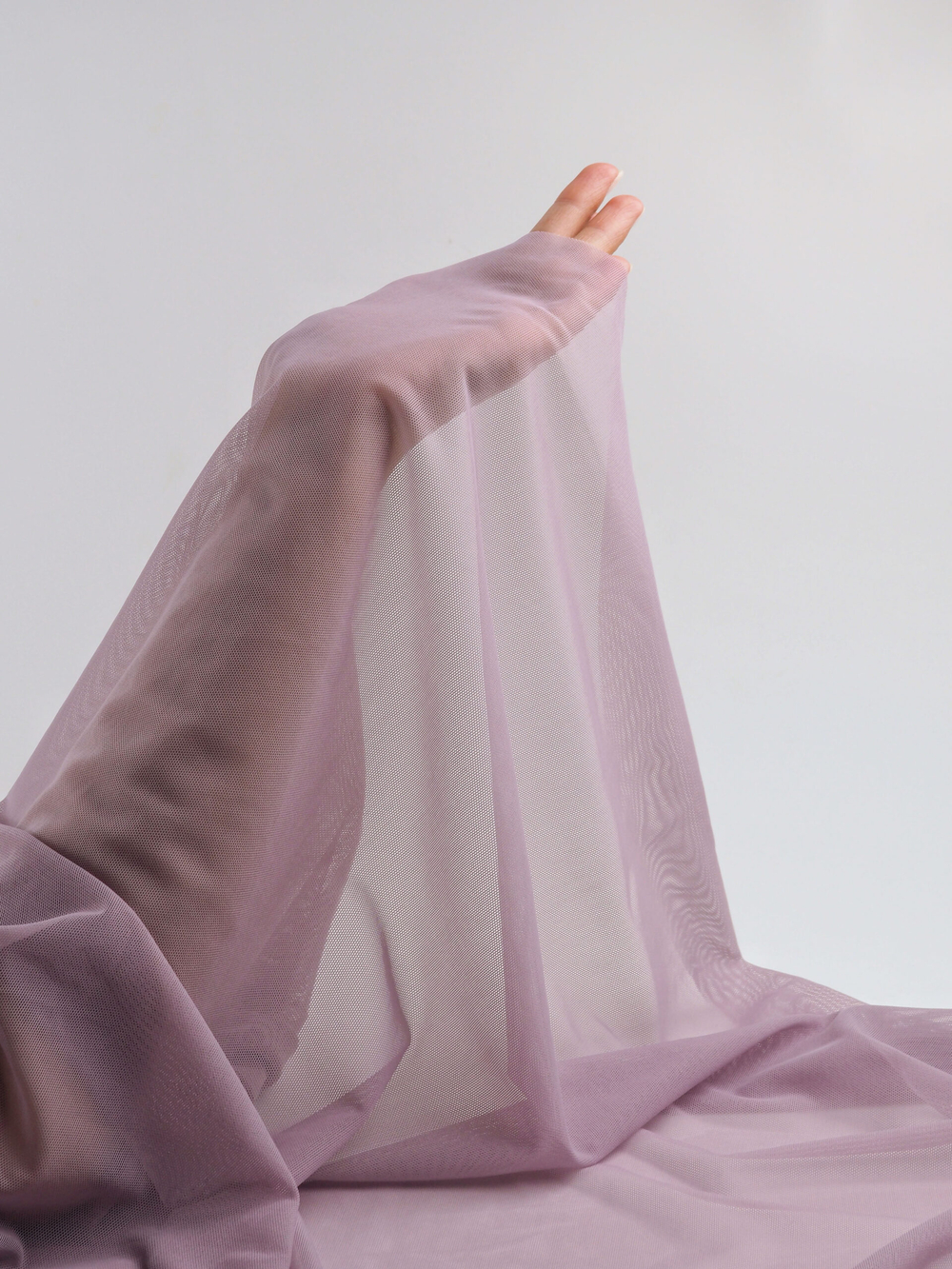 Сетка эластичная морской туман по Лауме метражом (Турция)