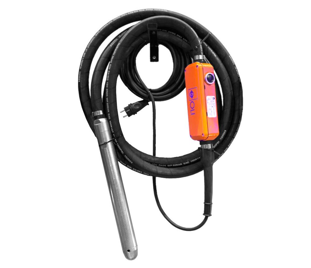 Высокочастотный глубинный вибратор OLI EWO 59-5-220 RUS - (220V / 59 мм / 5-10 м)