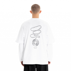 Лонгслив Питерский Щит Сияние Белый