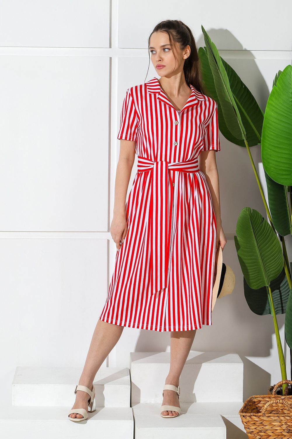 Платье женское Лагуна-3 Виотекс КРАСНЫЙ