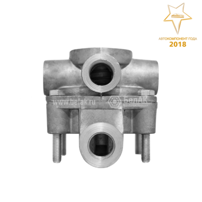 Клапан (ан.100-3518010; ан.11.3518010) ускорительный ЗИЛ, МАЗ, КАМАЗ, К-744 БелАК