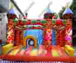 Коммерческий надувной батут "Замок Фей", 12*6*8 м