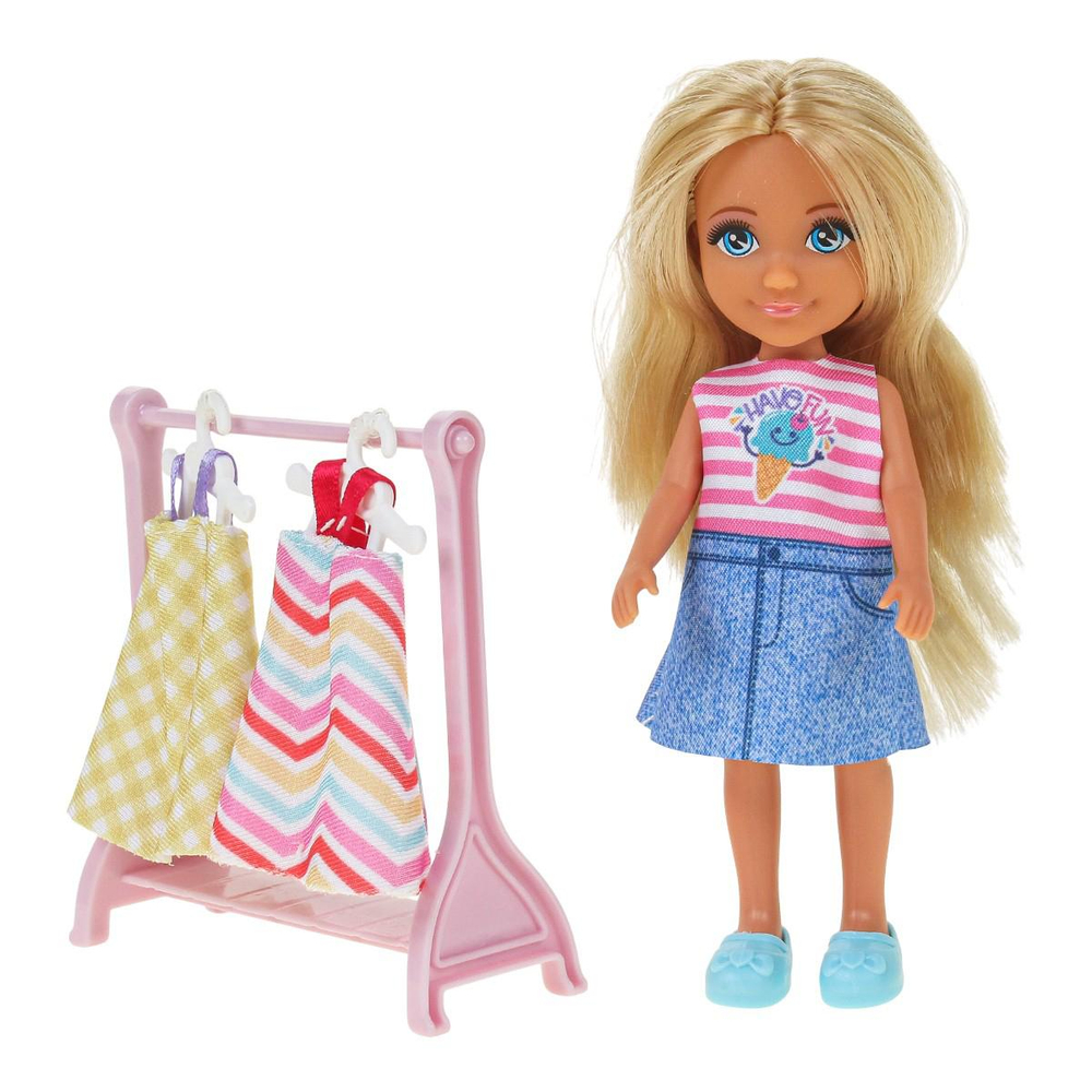 Кукла тип модница с аксесс. коробка 606105