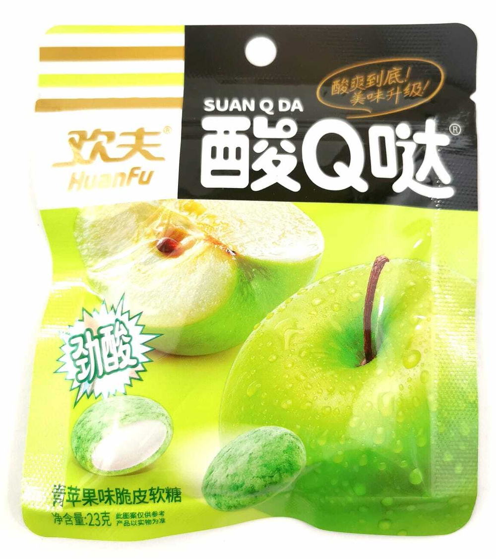 Карамель HuanFu 23гр яблоко