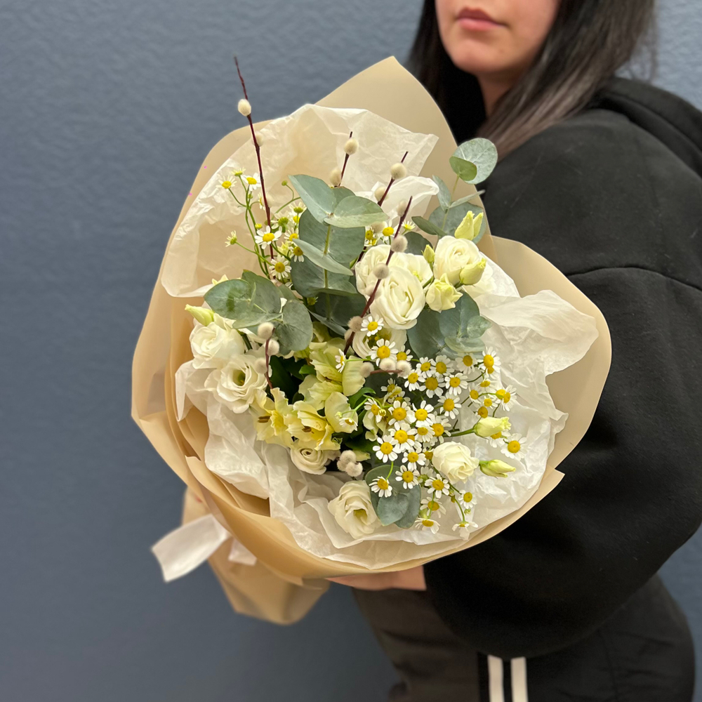 Весенний букет с вербой #71