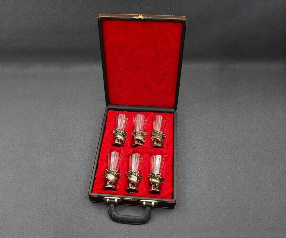 Подарочный набор лафитников "Удачная рыбалка" 6 шт.