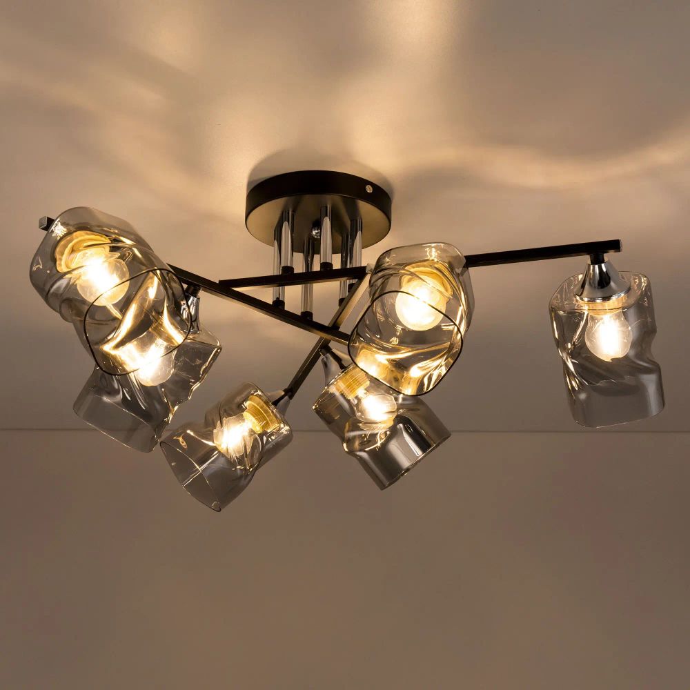 Citilux Клаус CL134165 Люстра потолочная Чёрная