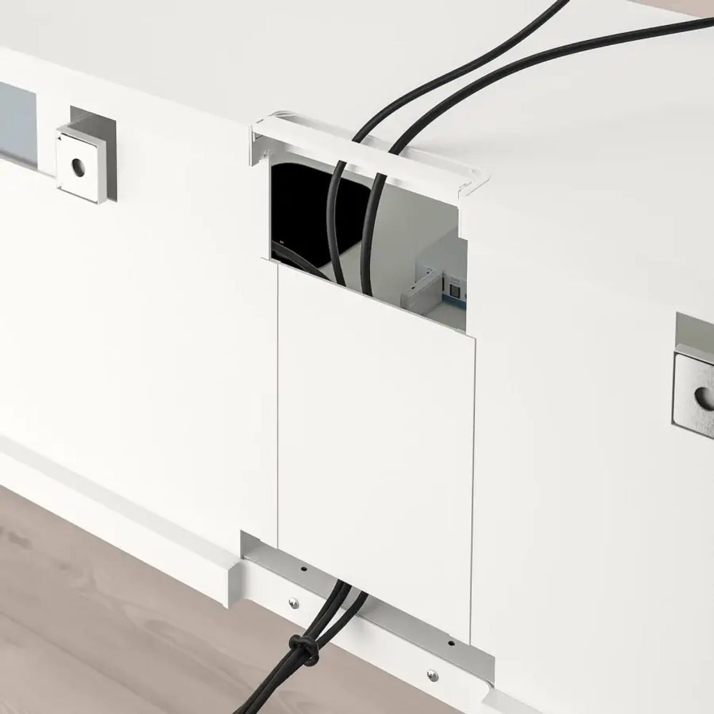 Каркас тумбы под ТВ - IKEA BESTÅ/BESTA/БЕСТА/БЕСТО ИКЕА, 180x40x38 см, белый