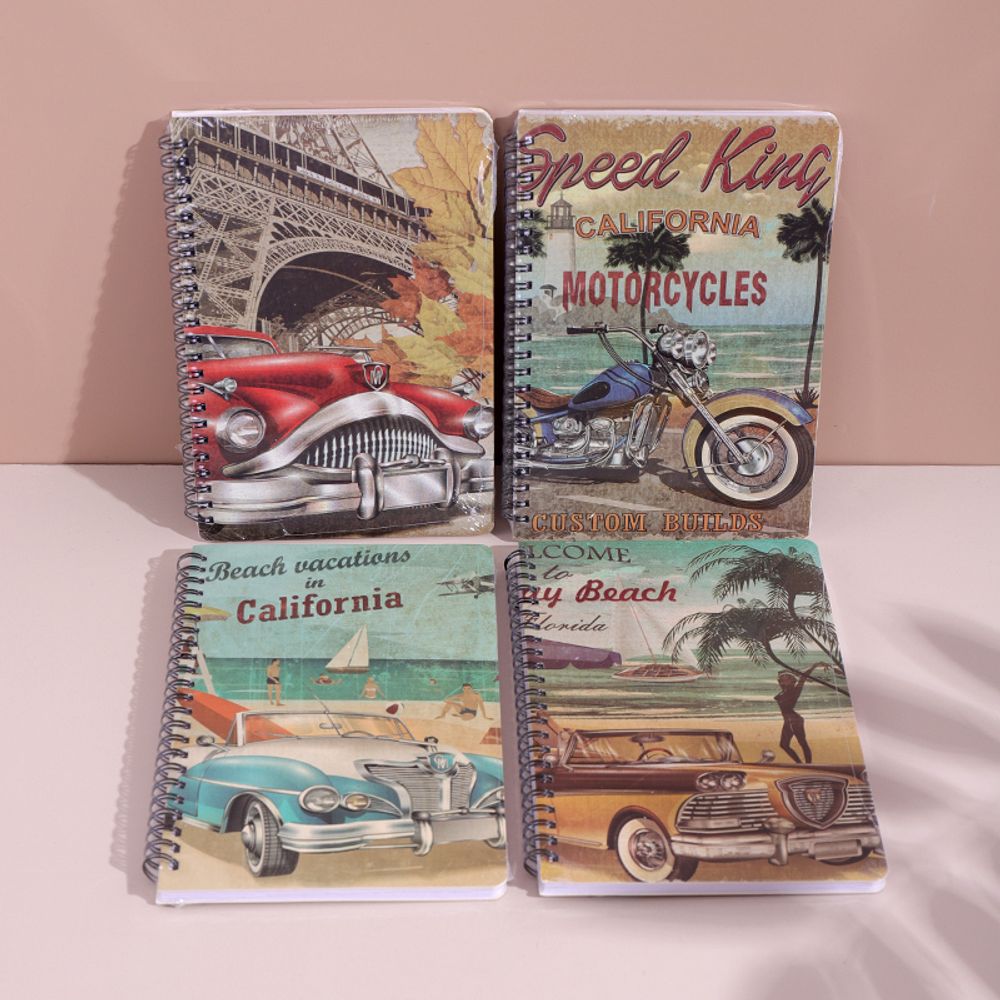Скетчбук 205×140 мм, Vintage Car