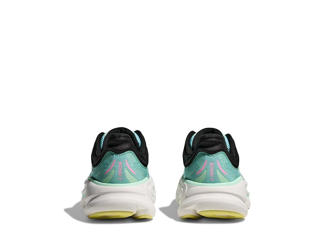 Кроссовки для бега женские Hoka Bondi 9 Мятно-Розовые