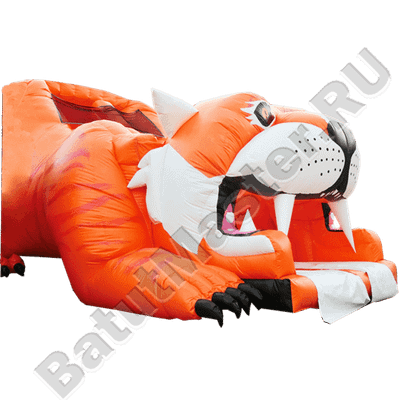 Детский надувной батут-горка "Тигр"