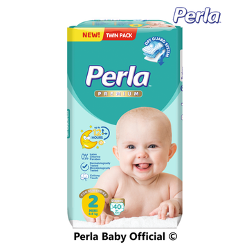 Подгузники PERLA PR TWIN MINI 40 шт 3-6 кг