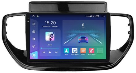 Магнитола для Hyundai Solaris 2 2020-2022 (штатная навигация) - Parafar PF767U2K Android 11, QLED+2K, ТОП процессор, 8Гб+128Гб, CarPlay, SIM-слот