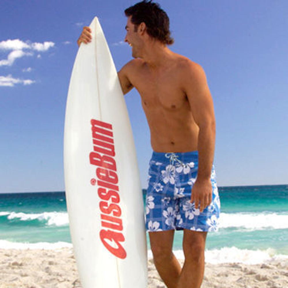 Мужские плавательные шорты голубые Aussiebum Surf Shorts Orchid