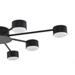 8344/8C COMFI LN26 251 черный, металл Люстра GX53 LED 8*7W 220V TORINA