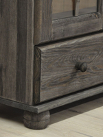 Шкаф витрина, 77х32х186, Бритта, буфет, стеклянный, сервант, деревянный, 2 двери, Dipriz