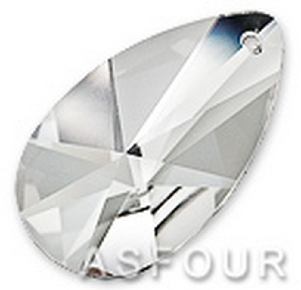 Стразы пришивные &quot;Asfour Crystal&quot; №6873, 2,8х1,6 см