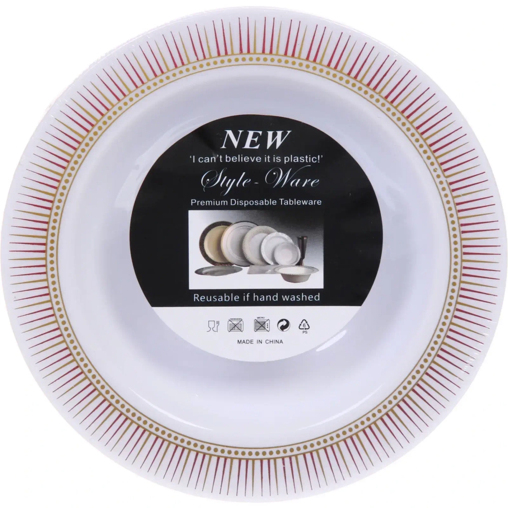 Салатник 14*4см «DOLCE VITA» в наборе 8шт, красный