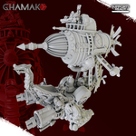 Grand Alliance Order Kharadron Overlords Dwarf Arkanaut Frigate Фрегат дворфов миниатюра для dnd, днд, pathfinder, фентези, Настольная игра, НРИ, Варгейм, РПГ