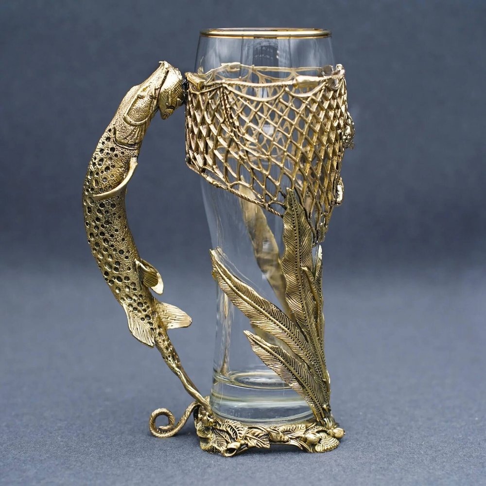 Бокал для пива подарочный "Щука"