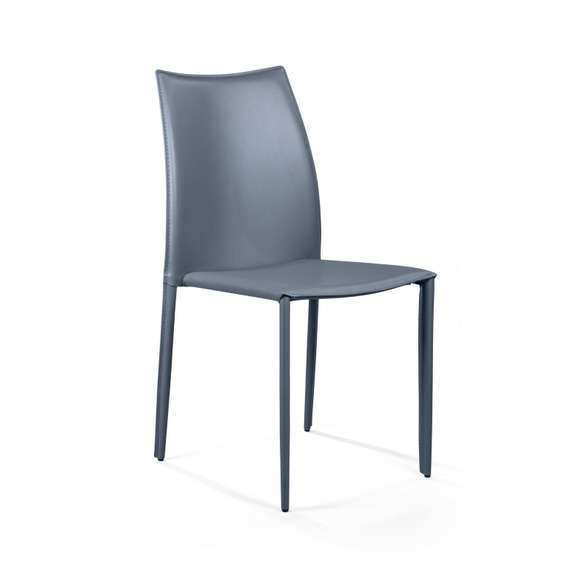 Стул Rolf серая кожа