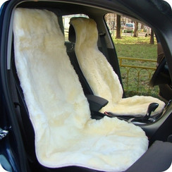 Меховые накидки из МУТОНА на ПЕРЕДНИЕ сиденья авто