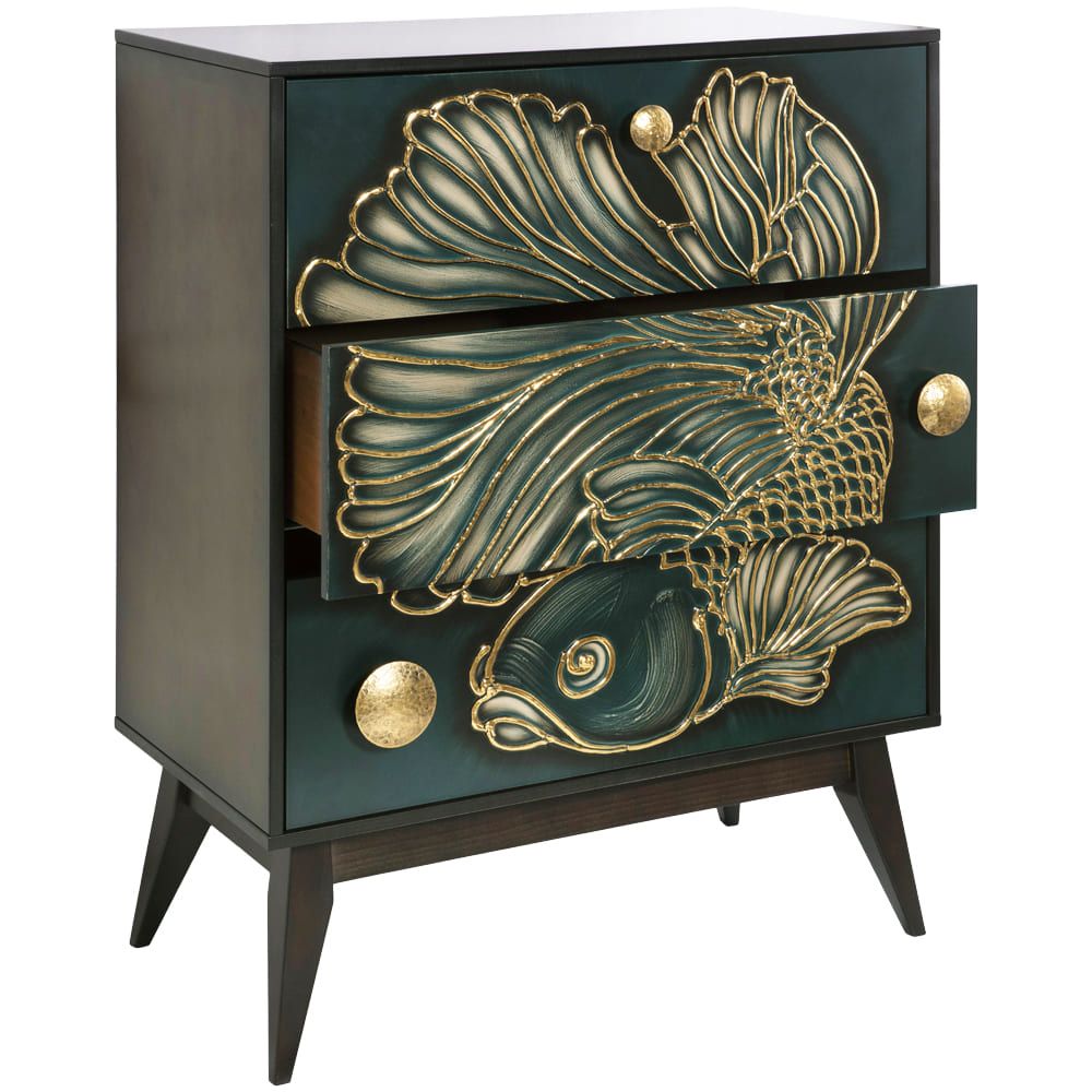 Комод Плава Лагуна с 3 ящиками