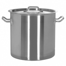 Котел 50 л. нерж. d=40 см. h=40 см. тройное дно с крышк.(индукция) (67313, кт3505)