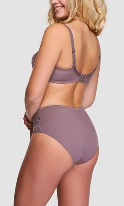 Классические трусики-слипы из эластичного полотна (Размер: 52) (Цвет: кофейный)